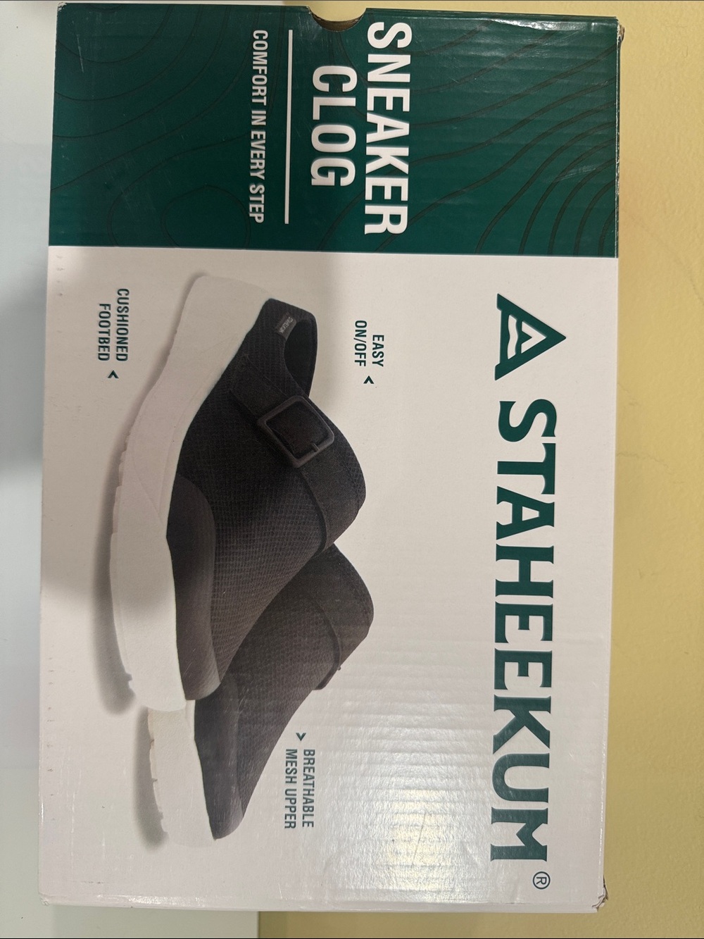 Women’s Black Slip-On Sneaker Clog Size 6.5